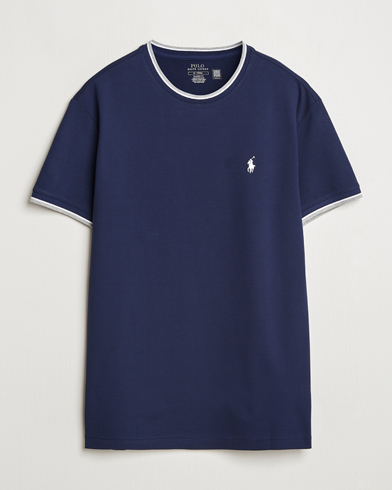 Polo Ralph Lauren Mesh Polo Tee Newport Navy – Blå