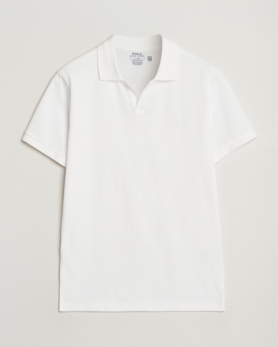 Herr | Business & Beyond - Casual | Polo Ralph Lauren | Custom Slim Fit Dressed Polo White