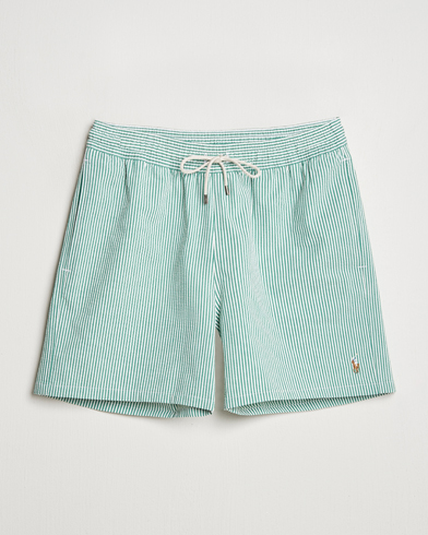 Herr | Badbyxor | Polo Ralph Lauren | Recycled Traveler Seersucker Swimshorts Raft Green