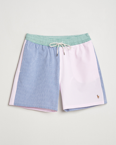 Herr | Badbyxor | Polo Ralph Lauren | Recycled Traveler Seersucker Swimshorts Multi