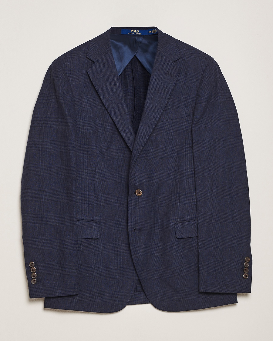Herr | Tweedkavajer | Polo Ralph Lauren | Tonal Glenplaid Sportcoat Dark Navy/Navy