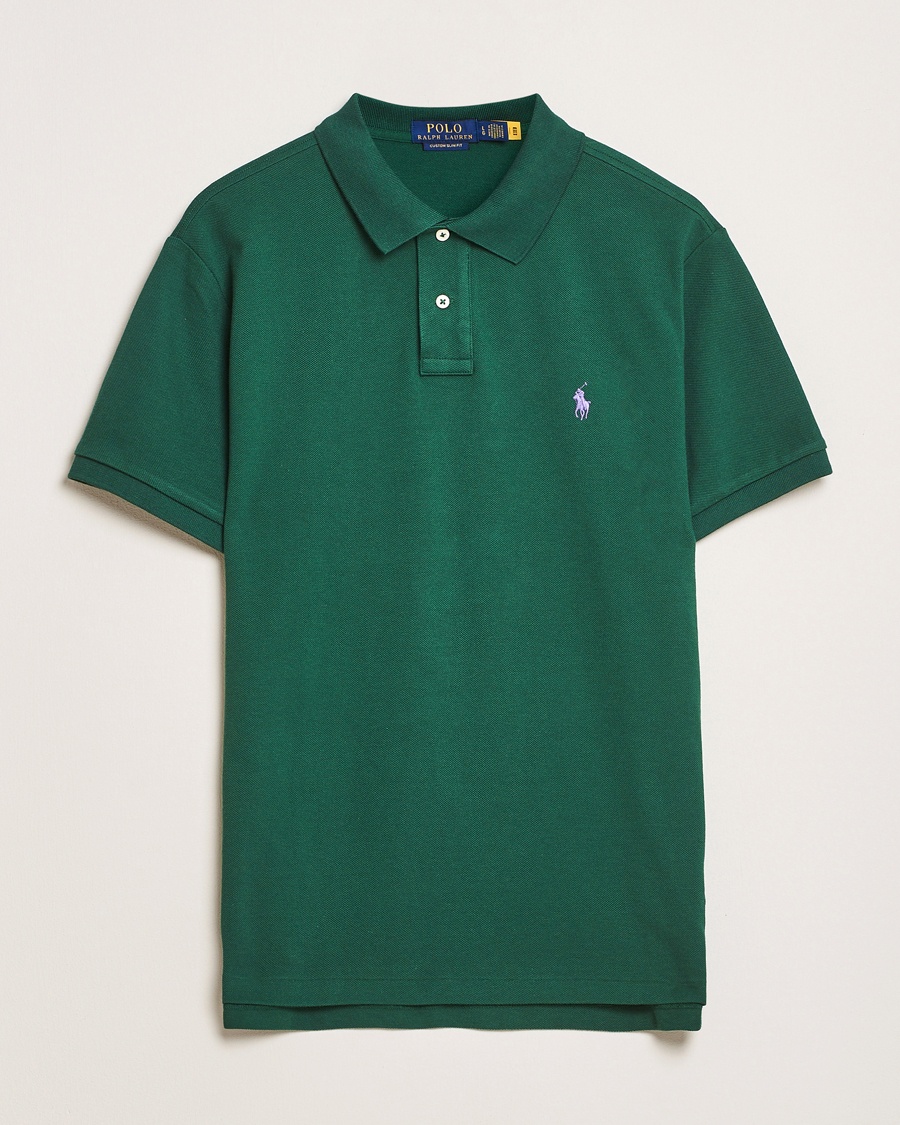 Polo Ralph Lauren Custom Slim Fit Polo New Forest – Grön