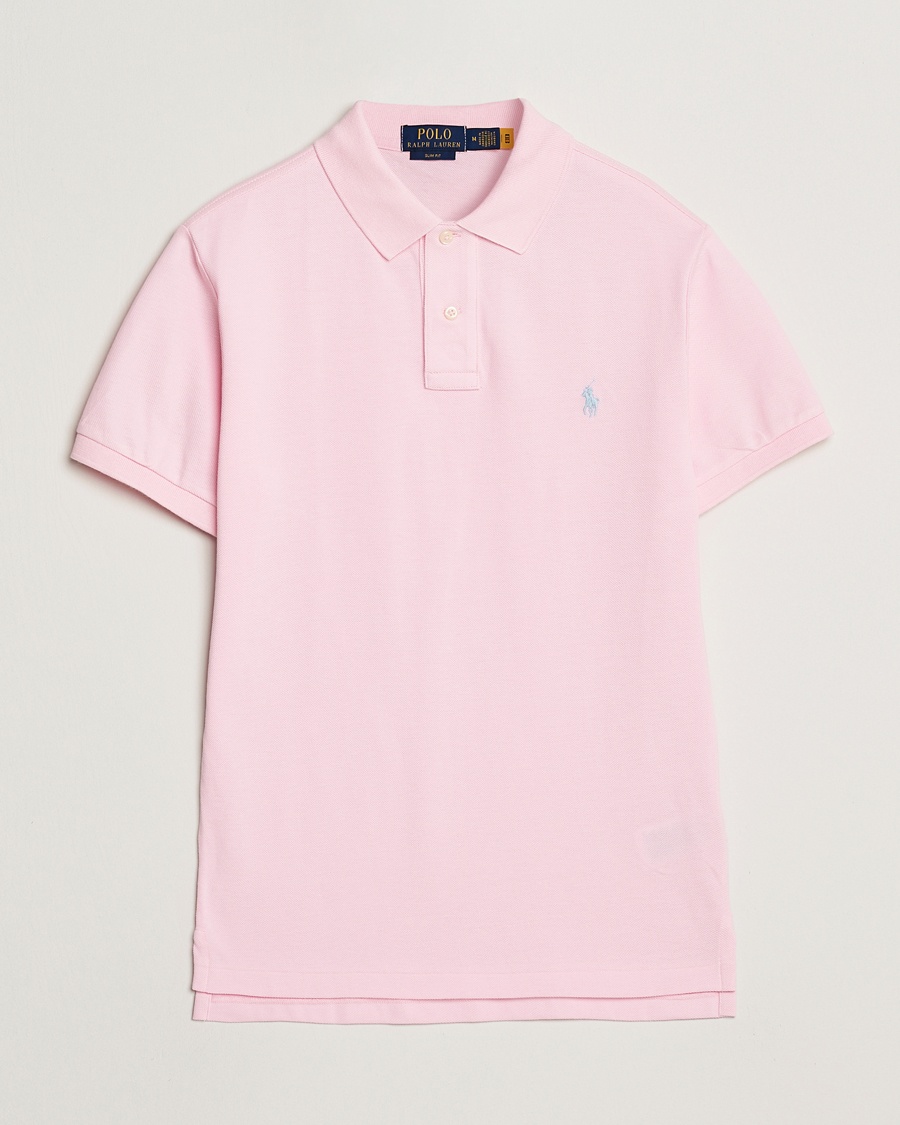 Herr | Pikéer | Polo Ralph Lauren | Slim Fit Polo Bath Pink