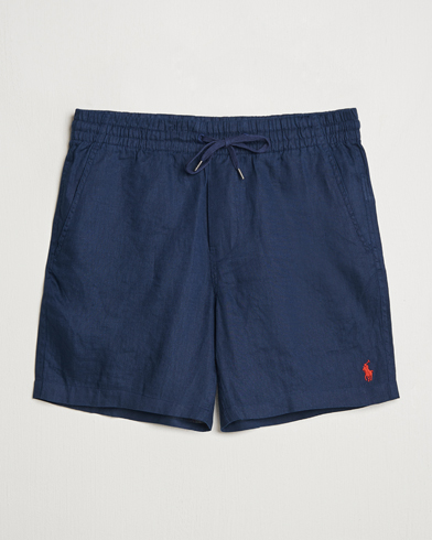 Herr | Shorts | Polo Ralph Lauren | Prepster Drawstring Linen Shorts Newport Navy