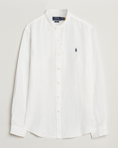 Herr | Skjortor | Polo Ralph Lauren | Slim Fit Linen Shirt Ceramic White