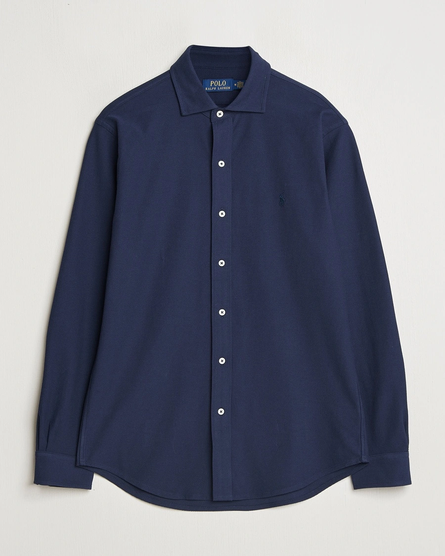 Herr | Skjortor | Polo Ralph Lauren | Cotton Long Sleeve Shirt Cruise Navy