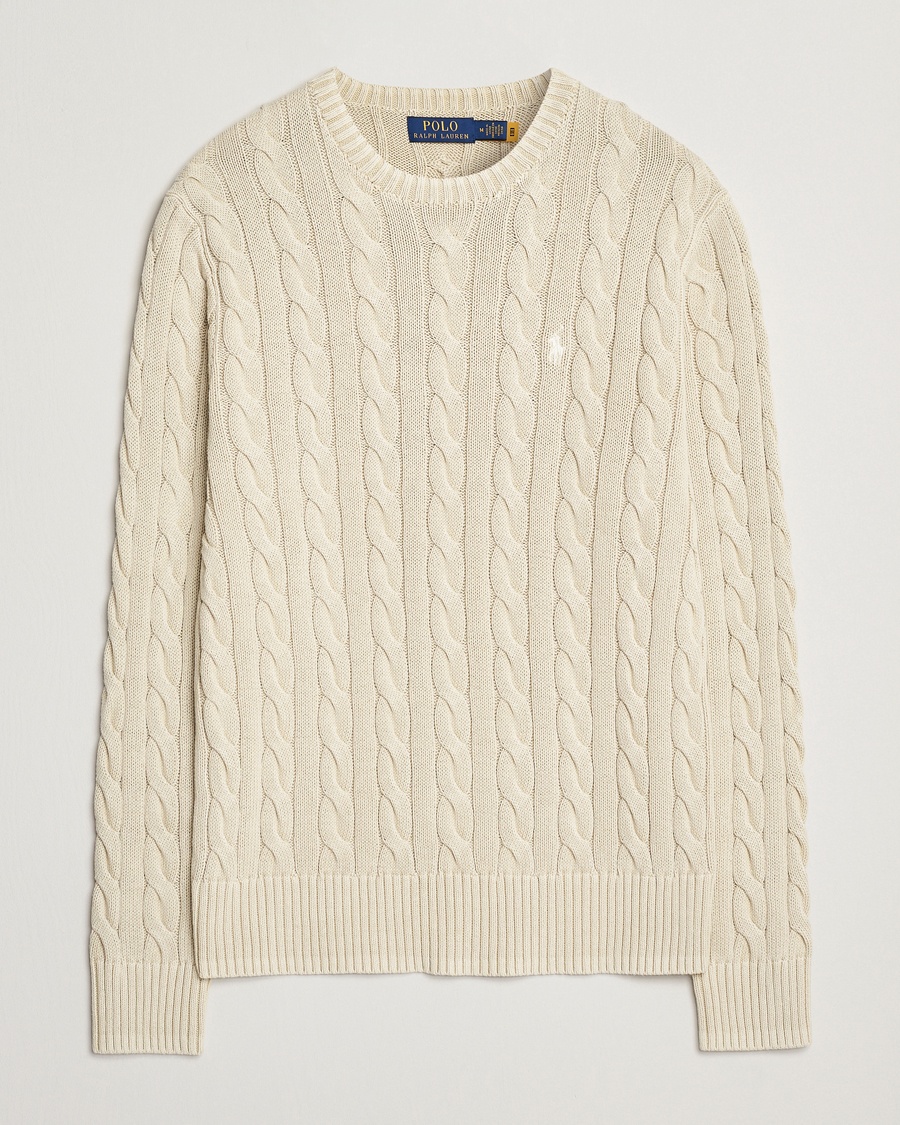 Herr | | Polo Ralph Lauren | Cotton Cable Pullover Natural