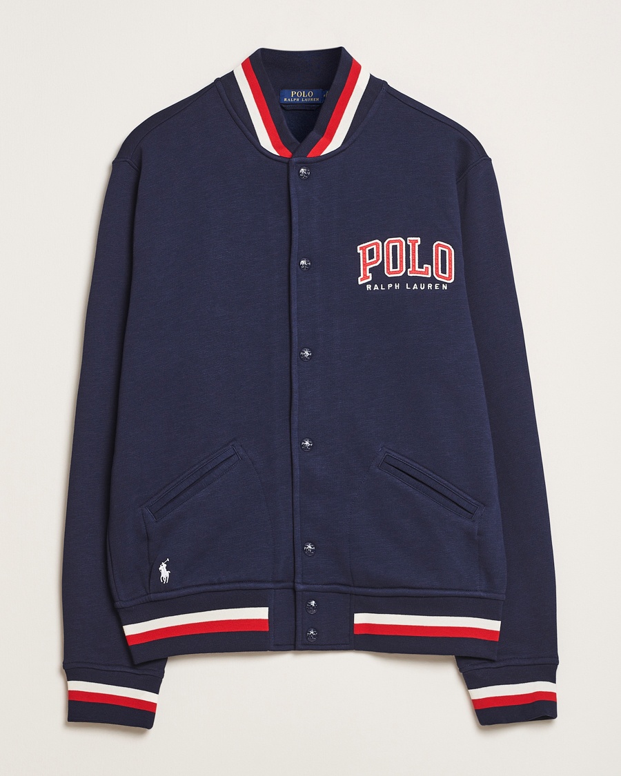Herr | Tillfälligt säsongserbjudande | Polo Ralph Lauren | Bomber Vintage Fleece Sweater Cruise Navy
