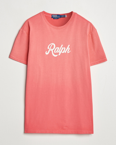 Herr | T-Shirts | Polo Ralph Lauren | Printed Ralph T-Shirt Pale Red