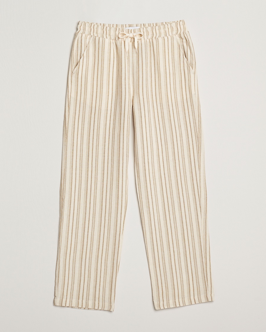 Herr | LES DEUX | LES DEUX | Houston Stripe Cotton Pants Ivory