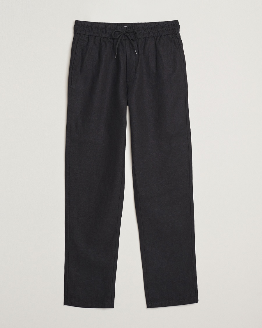 Herr | Linnebyxor | LES DEUX | Patrick Linen Pants Black