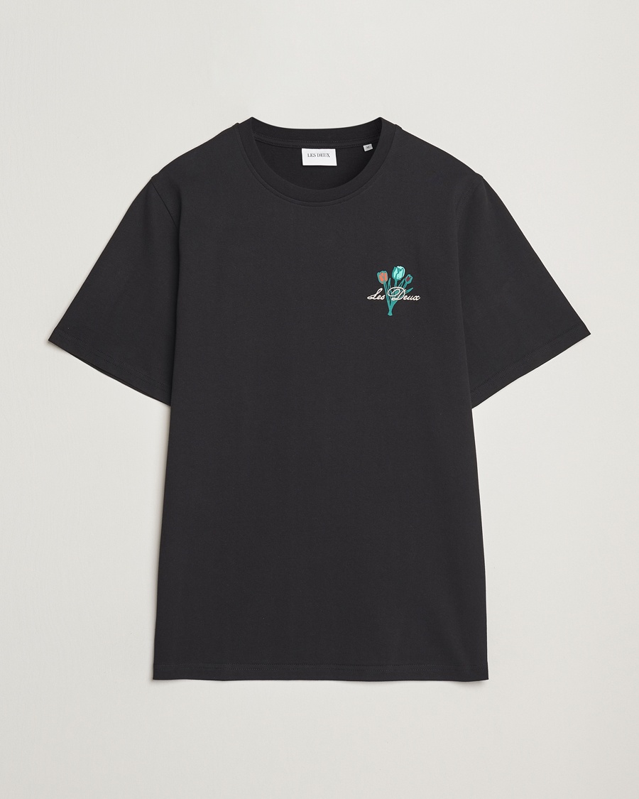 Herr | LES DEUX | LES DEUX | Bruno Café T-Shirt Black