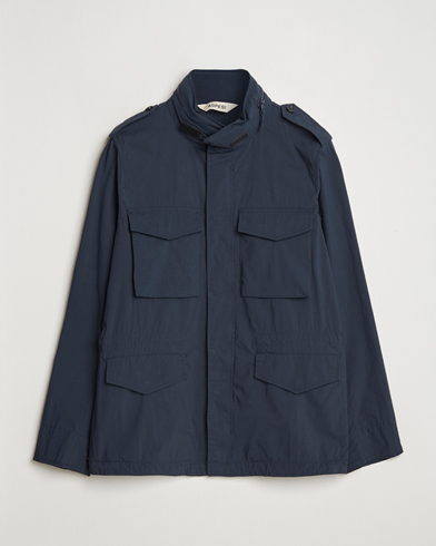 Aspesi Lightweight Cotton Field Jacket Navy – Blå