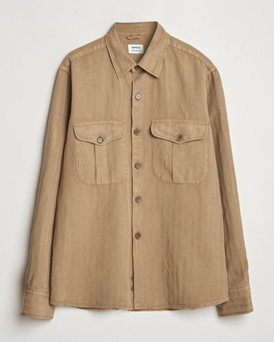 Herr | Overshirts | Aspesi | Double Pocket Overshirt Off White