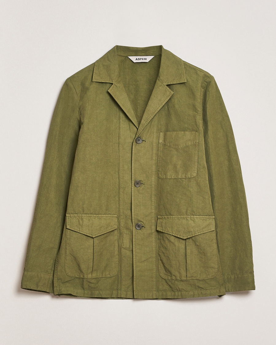 Herr | Skjortjackor | Aspesi | Fandango Shirt Jacket Military