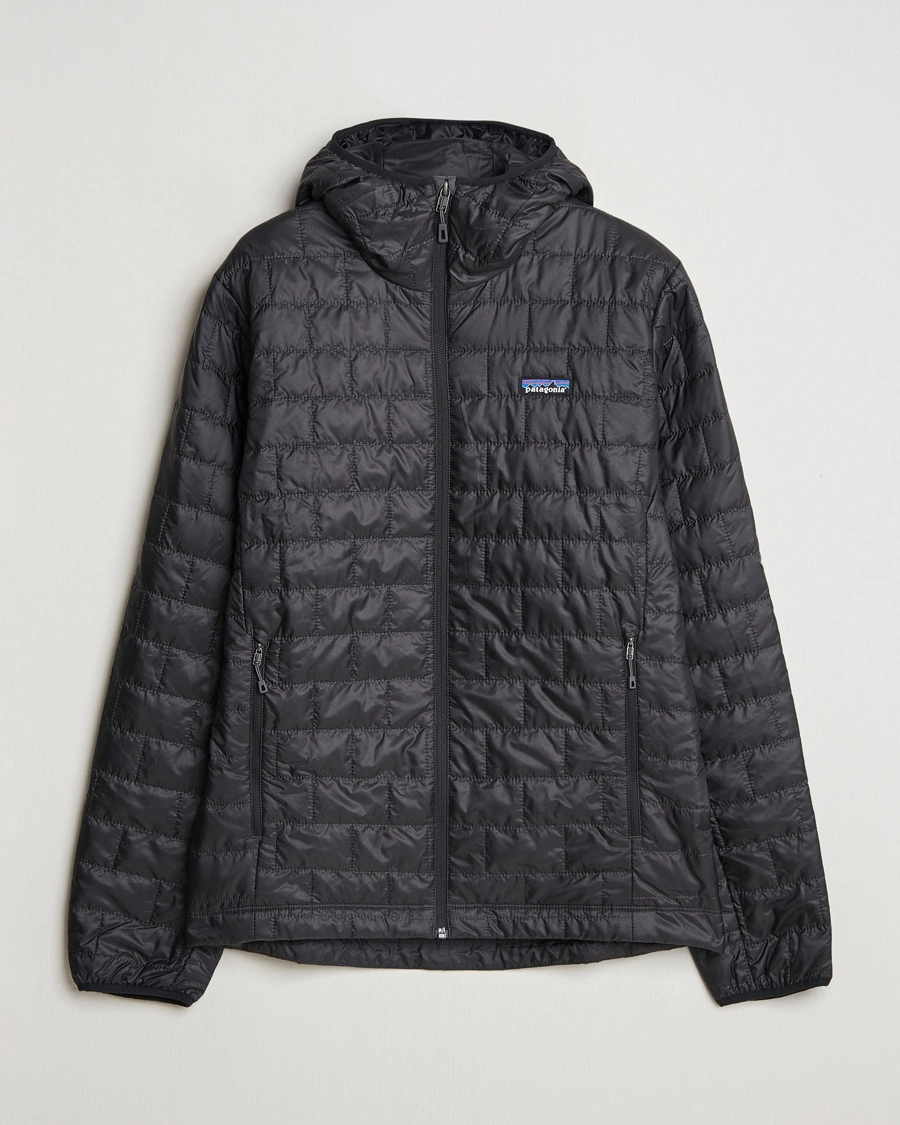 Herr | Jackor | Patagonia | Nano Puff Hood Black