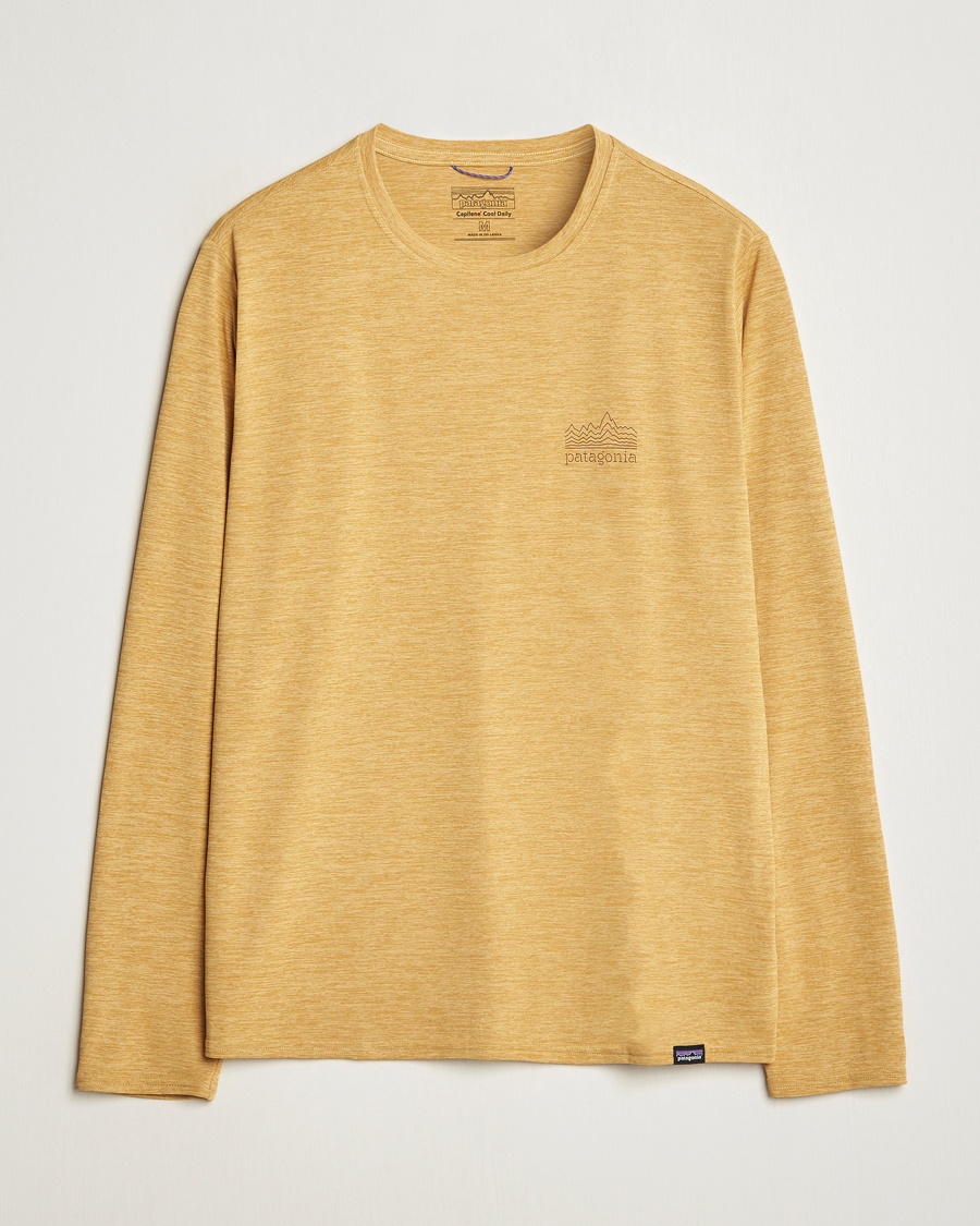 Herr | Patagonia | Patagonia | Cap Cool Daily Graphic LS T-Shirt Beeswax