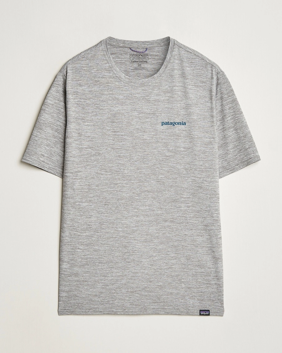 Herr | Patagonia | Patagonia | Cap Cool Daily Graphic T-Shirt Waters Feather Grey
