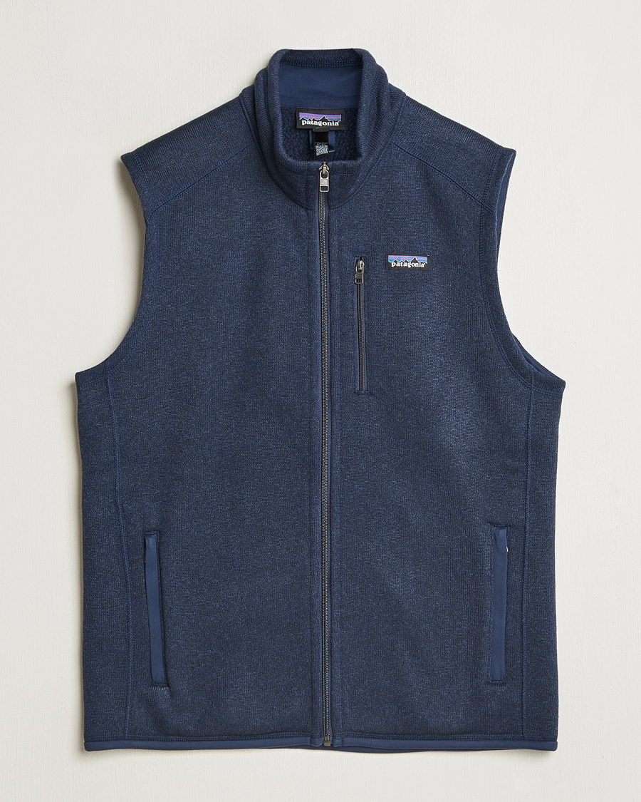 Patagonia Better Sweater Vest New Navy – Blå