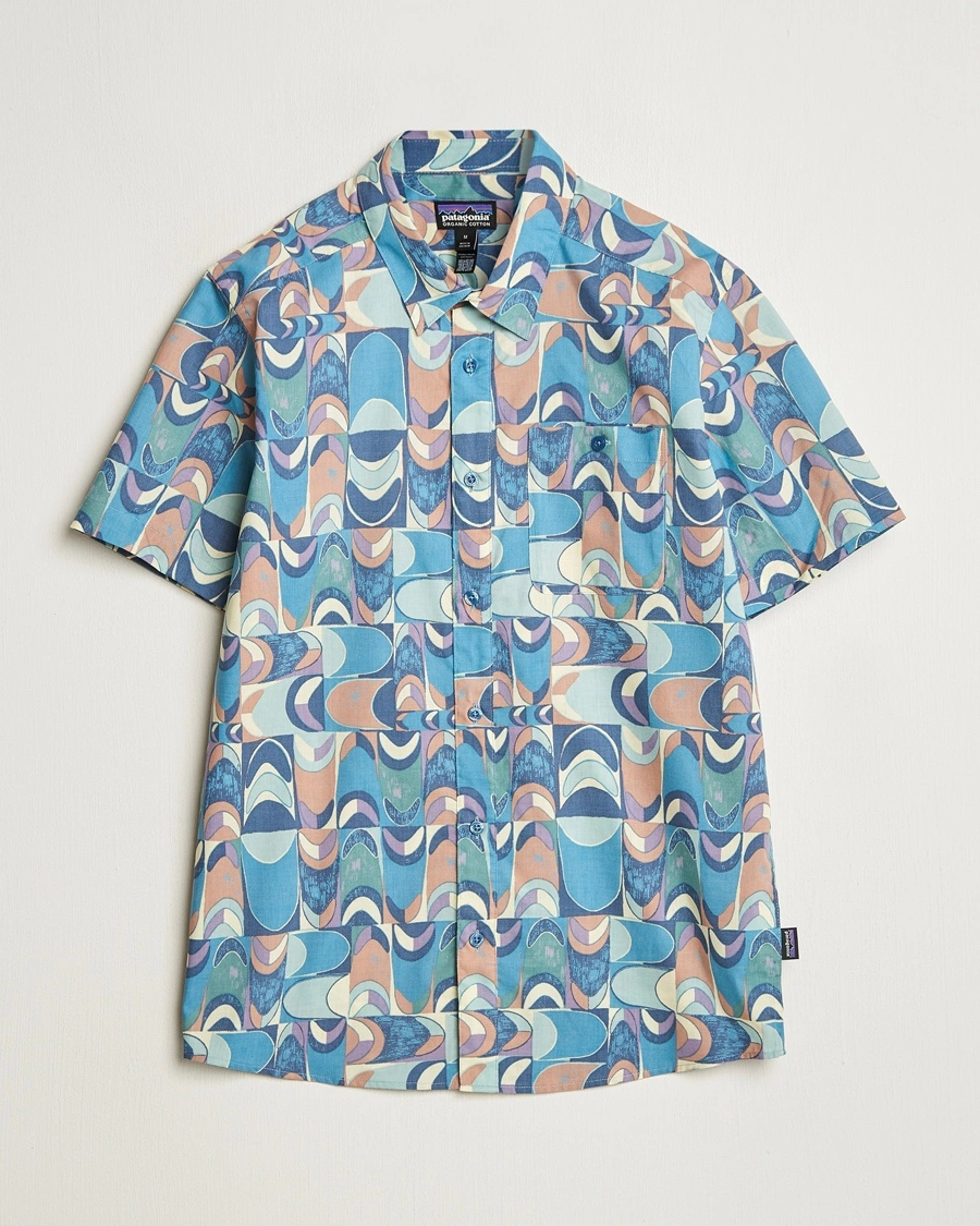 Herr | Patagonia | Patagonia | Go To Short Sleeve Shirt Still Blue
