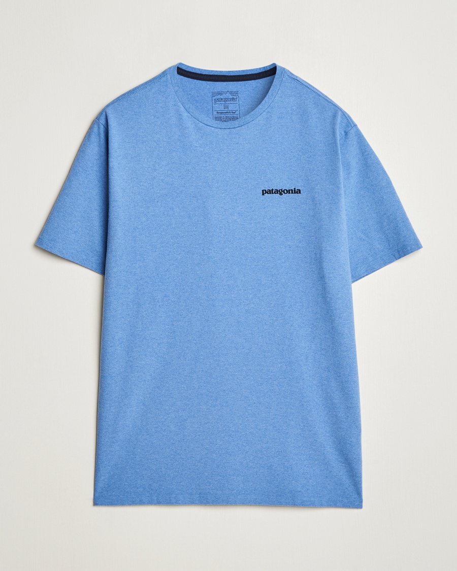 Herr | Patagonia | Patagonia | P-6 Logo T-Shirt Abudant Blue