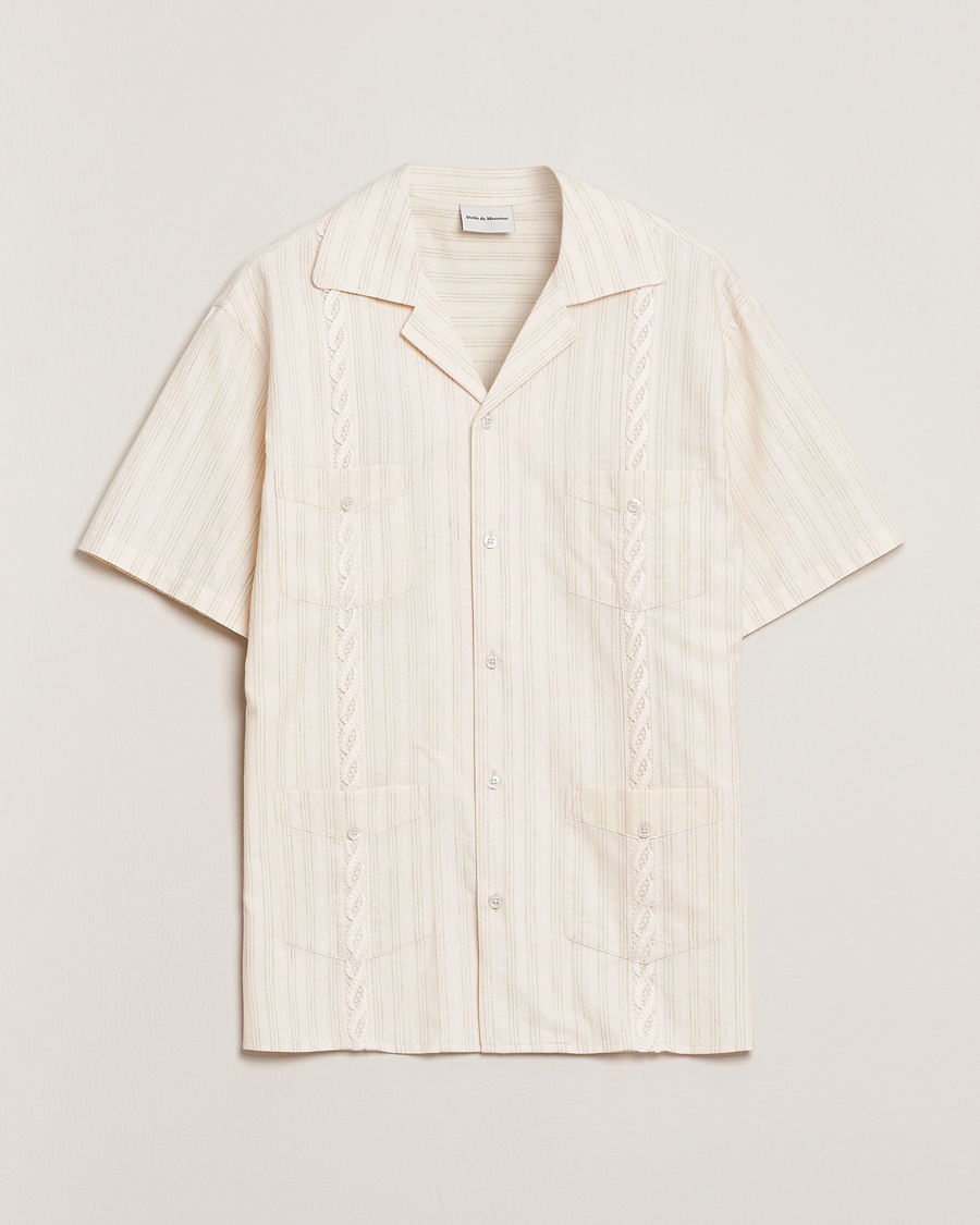 Herr | Skjortor | Drôle de Monsieur | Cuban Shirt Ecru