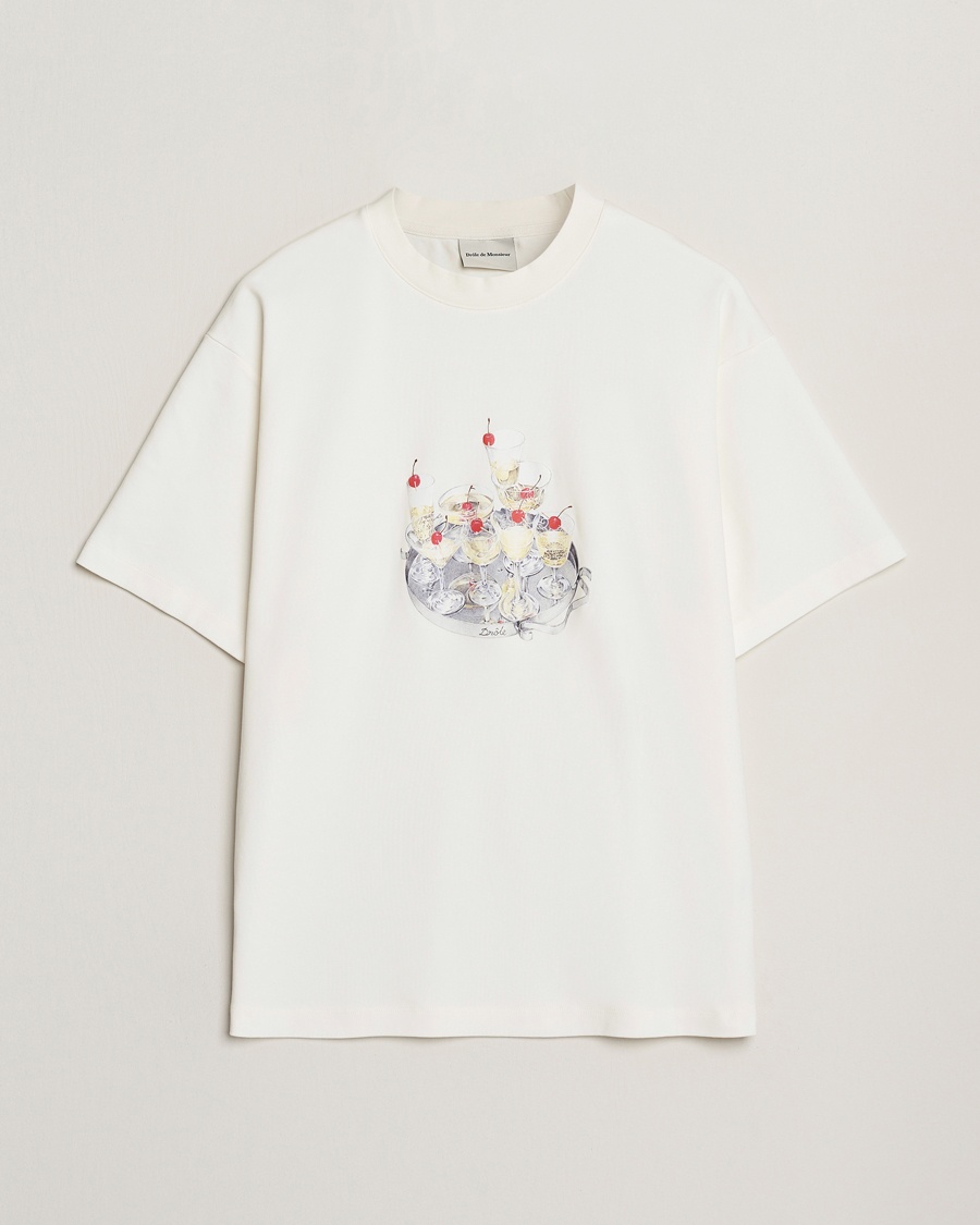 Herr | Lojalitetserbjudande | Drôle de Monsieur | Cocktails T-Shirt Off White