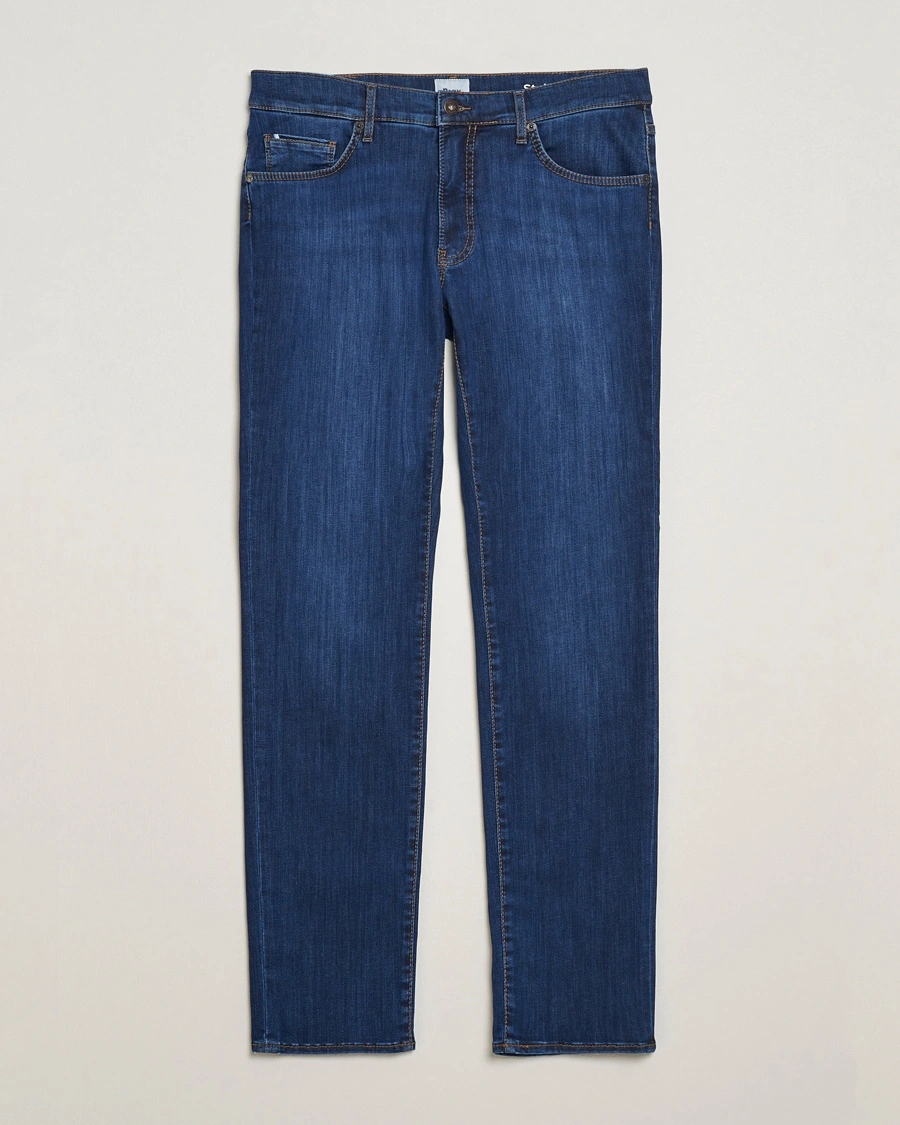 Brax Chuck Hi-Flex Denim Dark Used – Blå