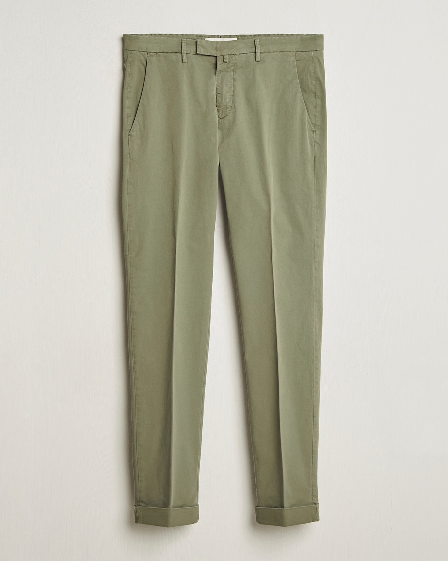 Herr | | Briglia 1949 | Slim Fit Cotton Chinos Olive