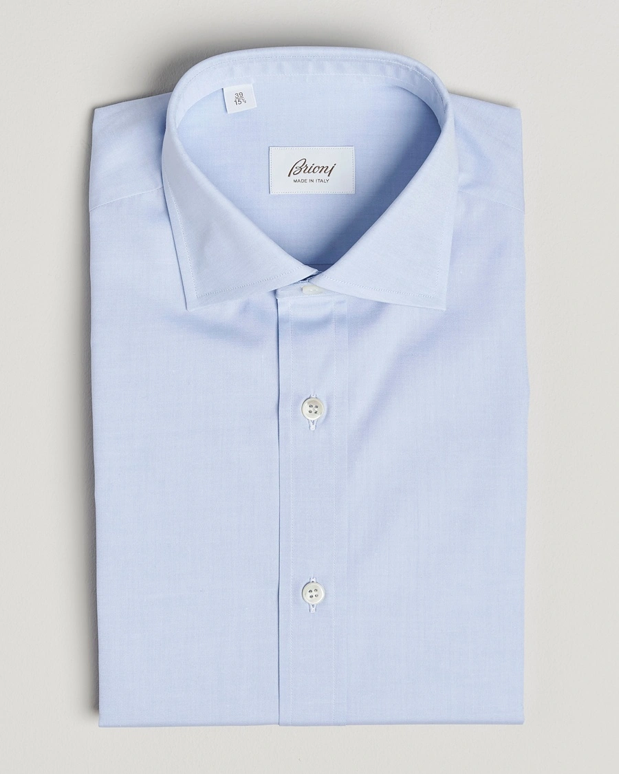 Brioni Classic Dress Shirt Light Blue – Blå