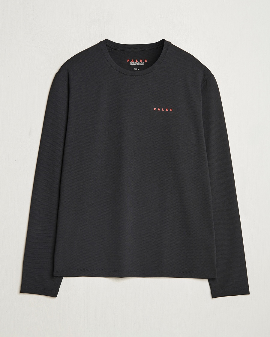 Herr | Funktionströjor | Falke Sport | Perform Better Longsleeve T-Shirt Black