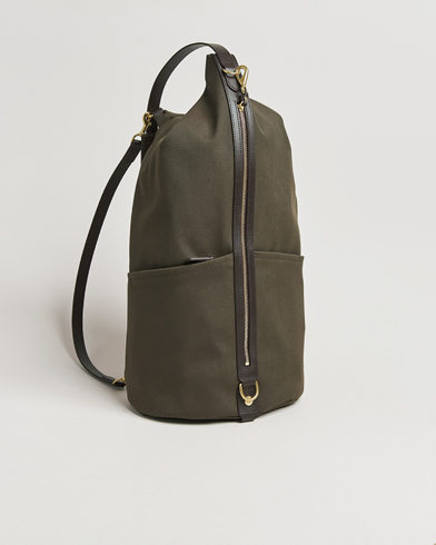 Mismo M/S Carpet Bag Army/Dark Brown – Grön