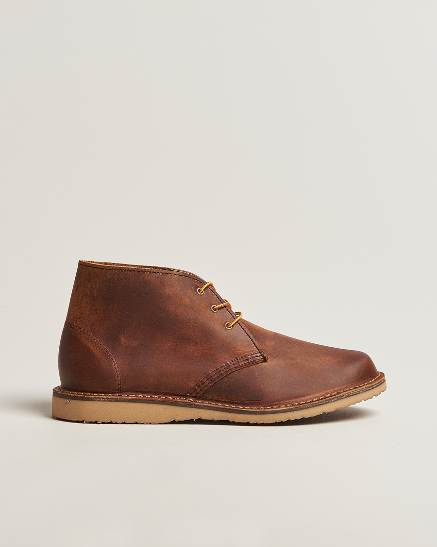 Red Wing Shoes Weekender Chukka Copper Rough/Though Leather – Brun