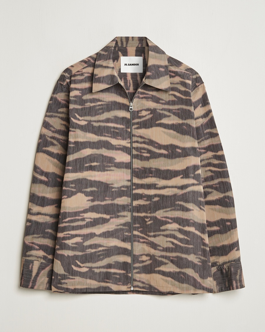 Herr | Luxury Classics | Jil Sander | Zip Shirt Jacket Camouflage