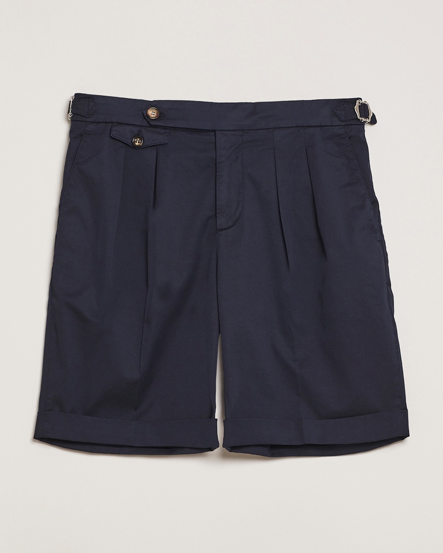 Herr | Shorts | Brunello Cucinelli | Cotton Chino Shorts Navy