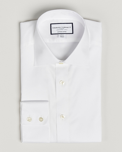Charles Tyrwhitt Egyptian Cotton Twill Shirt White – Vit