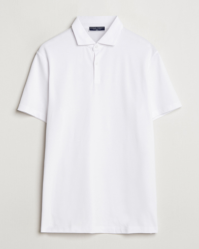 Herr | Pikéer | Charles Tyrwhitt | Short Sleeve Cotton Pique Polo White