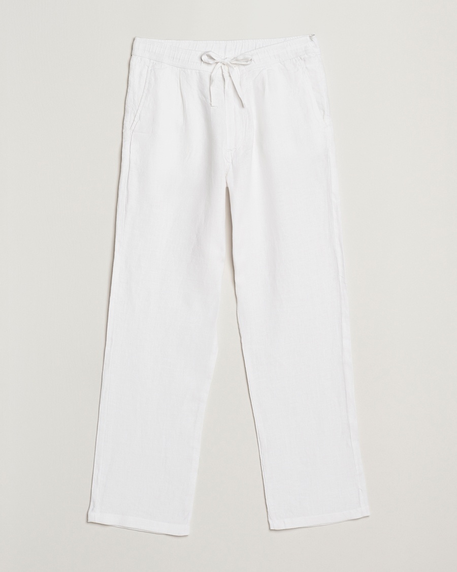 KnowledgeCotton Apparel Loose Linen Pants Bright White – Vit