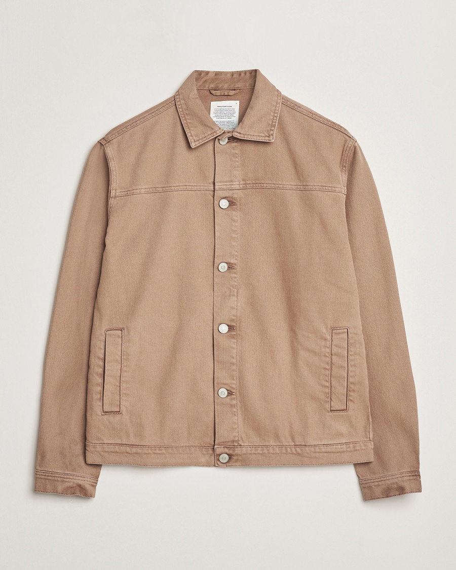 Herr | Jackor | KnowledgeCotton Apparel | Twill Workwear Jacket Tiramisou
