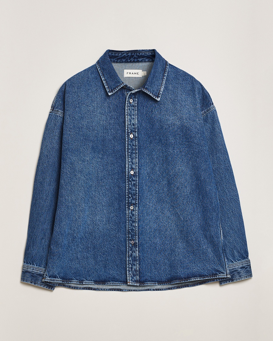 Herr | Jeansskjortor | FRAME | Relaxed Heavy Denim Shirt Dreams