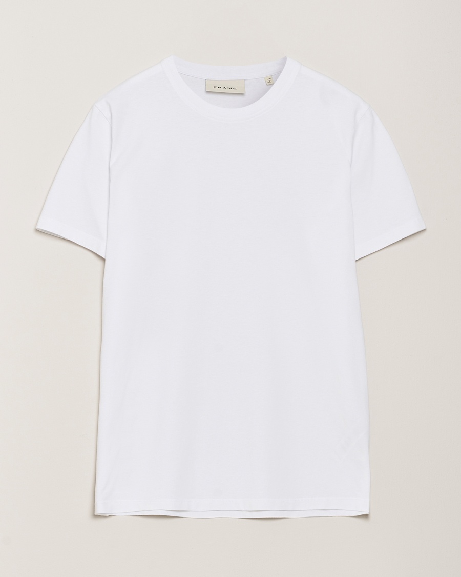 Herr | Vita t-shirts | FRAME | Logo T-Shirt White