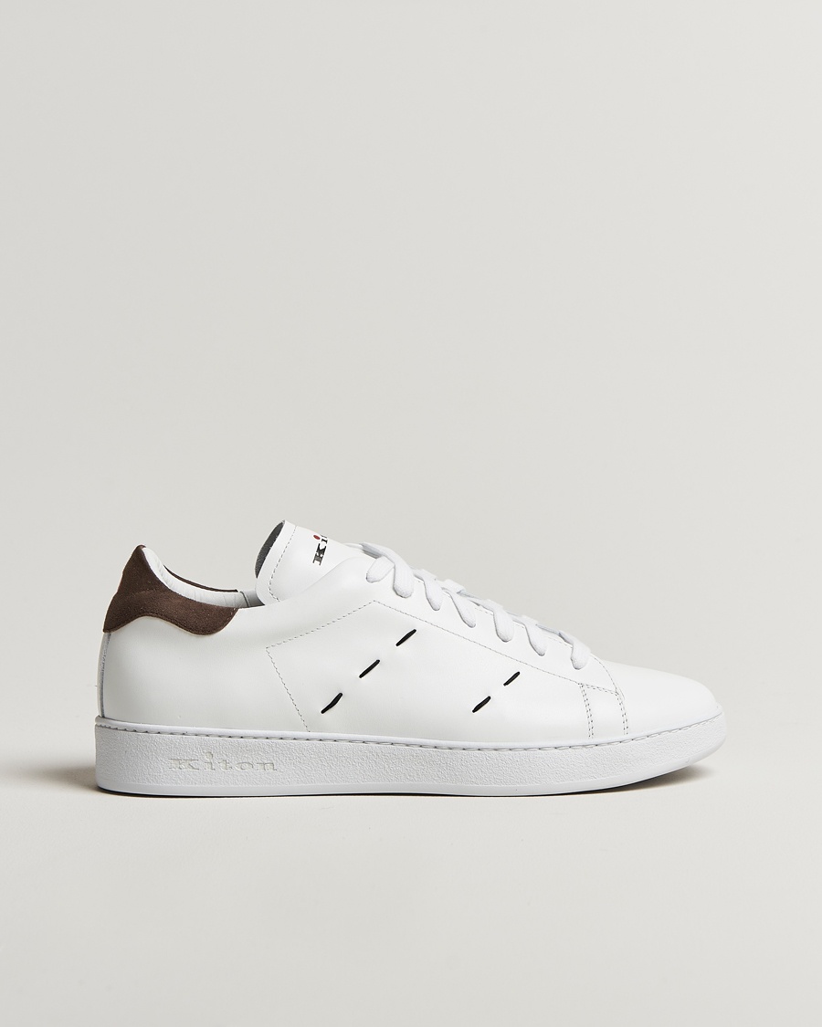 Herr | Låga sneakers | Kiton | Plain Sneakers White