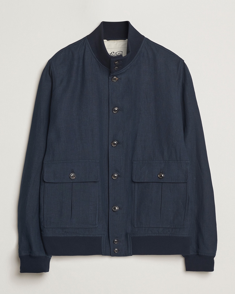 Valstar Valstarino Linen Jacket Navy – Blå