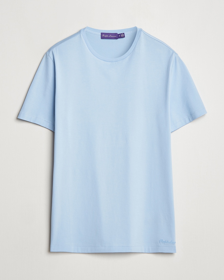 Herr | Kortärmade t-shirts | Ralph Lauren Purple Label | Short Sleeve T-Shirt Chambray
