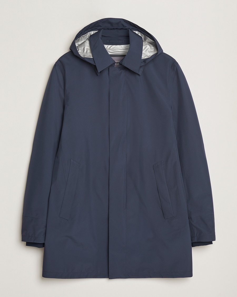 Herr | Höstjackor | Herno | Gore-Tex Coat Navy