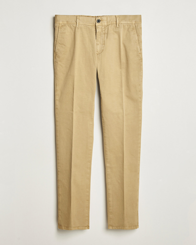 Herr | Slowear | Incotex | Slim Fit Garment Dyed Slacks Beige
