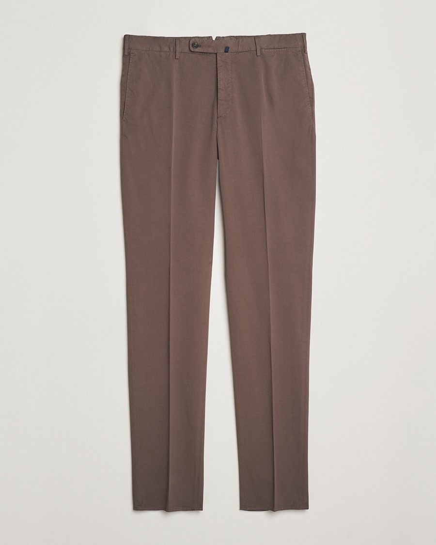 Herr | | Incotex | Regular Fit Comfort Chinos Brown