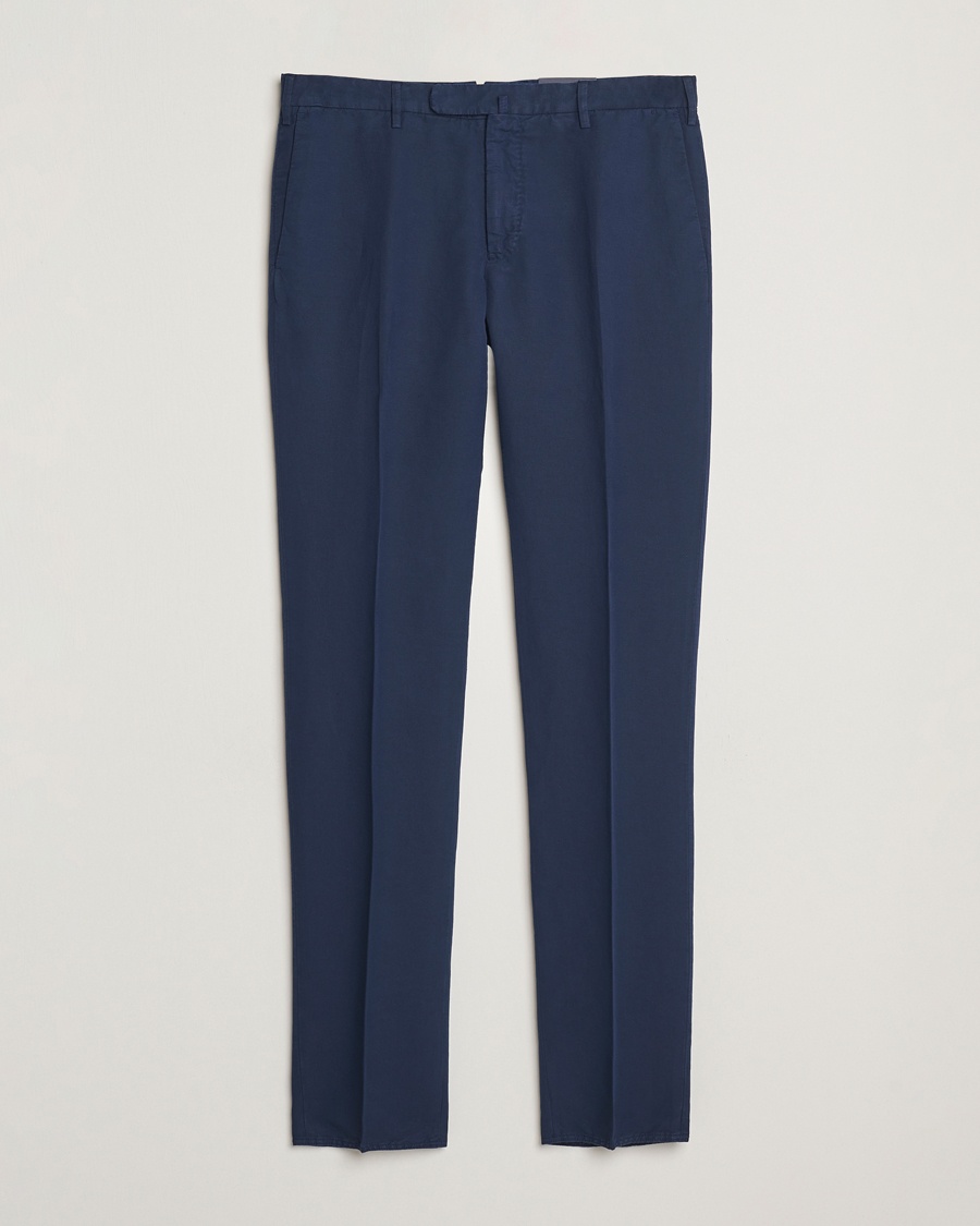 Herr | Slowear | Incotex | Slim Fit Chinolino Trousers Navy