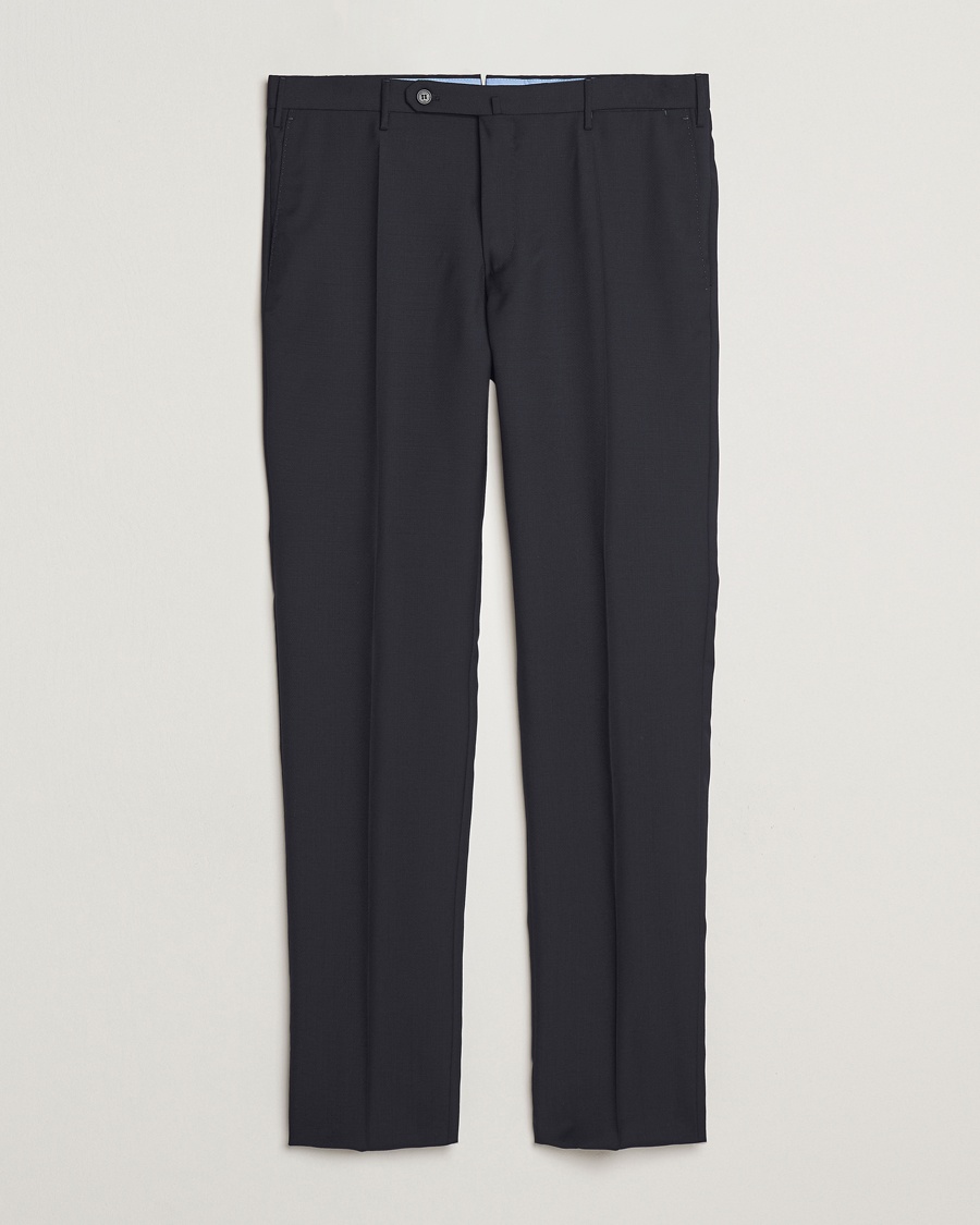 Herr | Slowear | Incotex | Slim Fit Super 100s Wool Trousers Navy