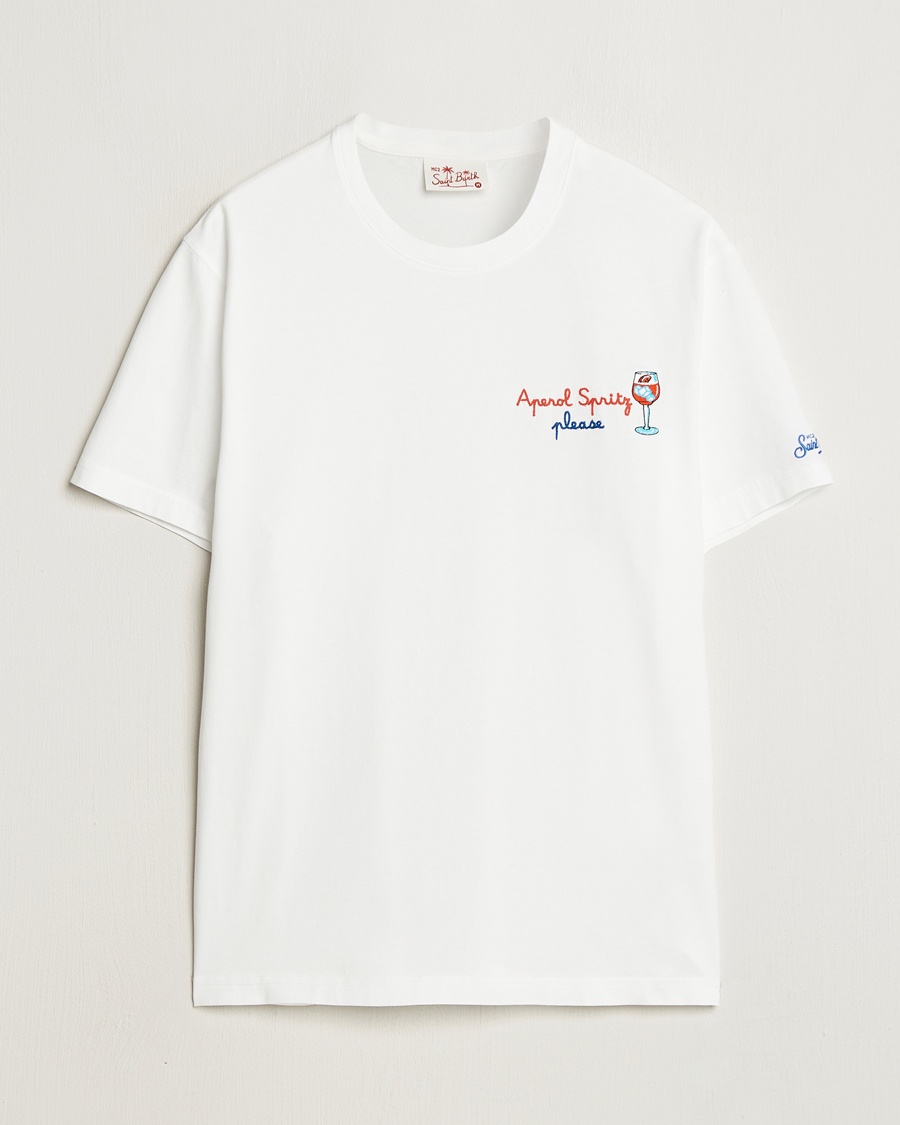 Herr | Vita t-shirts | MC2 Saint Barth | Printed Cotton T-Shirt Spritz Please